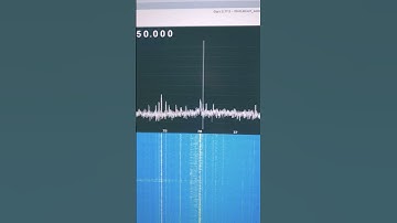 CHU the Canadian time signal received in Toronto using the SDR in LSB mode from Toronto