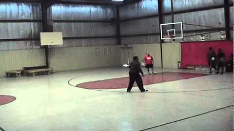 College workout for Joshua Barras, Jermerrio Lolli...