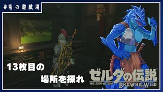 #24【ゼルダの伝説・breath of the wild】13枚目の場所を探れ【竜の遊技場】