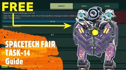 WAR ROBOTS SPACETECH FAIR EVENT || TASK-14 || FREE DREAD SHELL || GUIDE