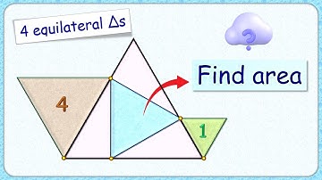 4 equilateral triangles           #maths #geometry #olympiad #cds #cat #sat #iit #cbse #ssc #cgl 328