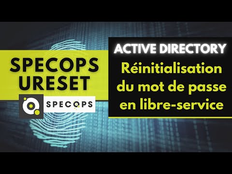 Active Directory et réinitialisation du mot de passe en libre-service