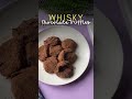 Whiskey chocolate truffle  alcohol infused food