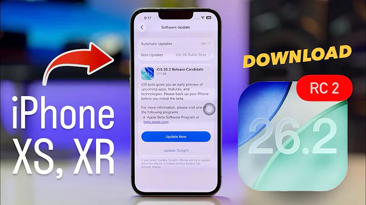 How to Install iOS 26.2 RC 2 UPDATE ON iPhone XR, XS - UPDATE NOW