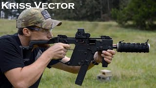 Kriss Vector, скорострельный пистолет-пулемёт с полусвободным затвором