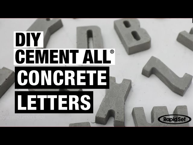 Silicone Alphabet Molds For Concrete Cement Capital Letter - Temu