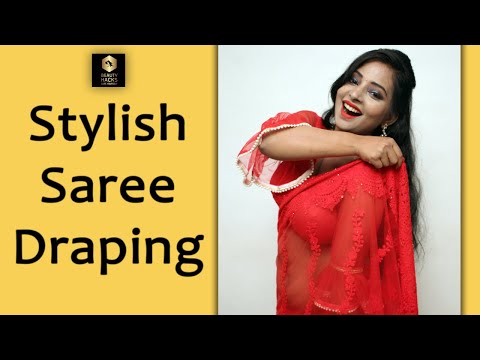 Simple Saree Drape, to Look Stylish | Daily Saree Wearing Stylish Way