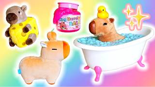 I TRIED OPENING CAPYBARA STUFF! Unboxing Blind Boxes and more!