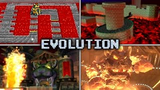 Evolution of Bowser's Castle Courses in Mario Kart (1992 - 2017)