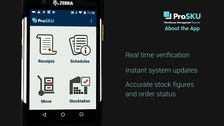 ProSKU Cloud-based WMS: Android App Video