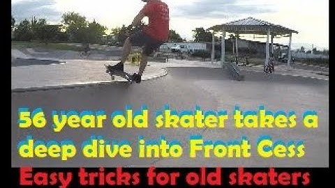 Deep Dive into how you do Frontside Cess Slides on a skateboard over the age of 50