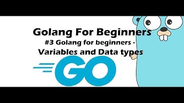 #3 Golang for Beginners - Variables and Data types