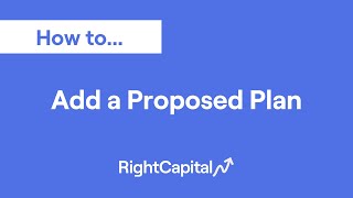 How To Add A Proposed Plan