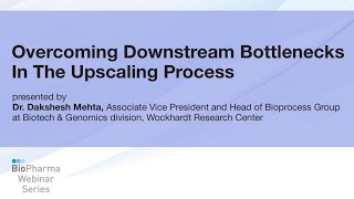 OVERCOMING DOWNSTREAM BOTTLENECKS IN THE UPSCALING PROCESS Profile