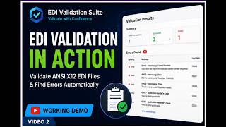 EDI Validator Demo | Validate ANSI X12 EDI Files & Find Errors Automatically