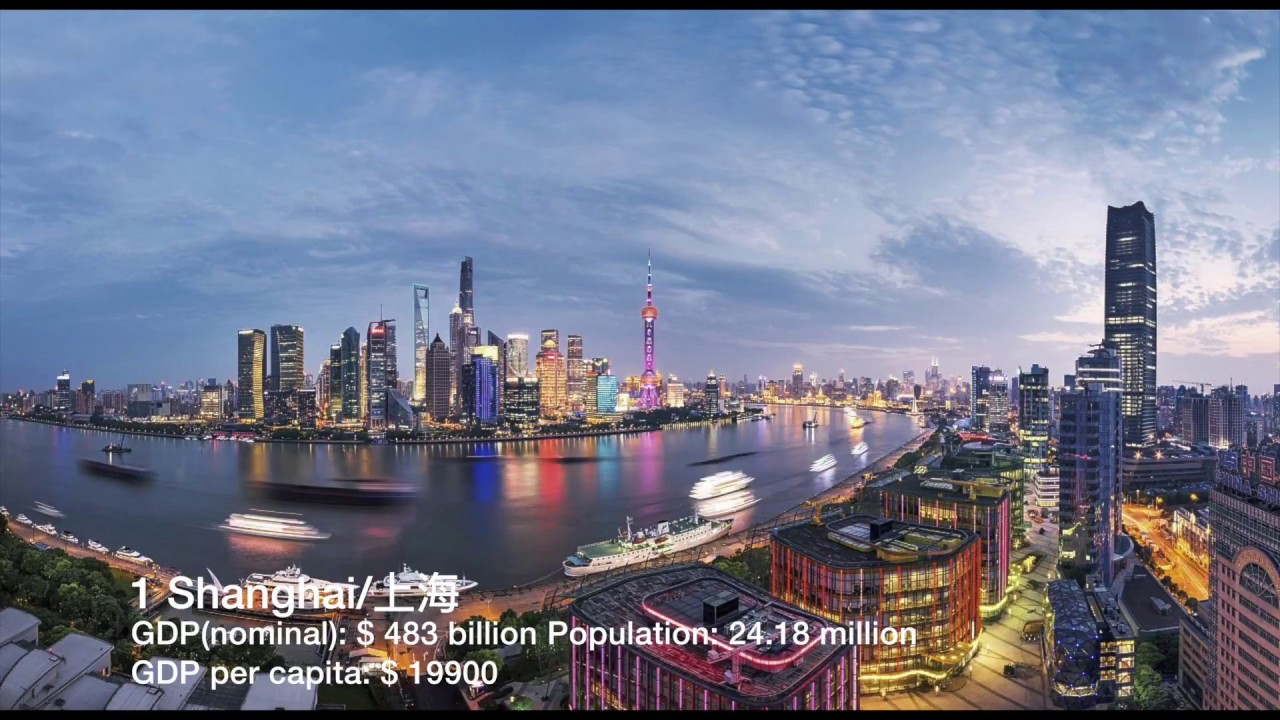 Top 50 Richest Cities in Mainland China (by GDP nominal) YouTube