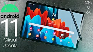 Samsung Galaxy Tab S7/S7 Plus Android 11 ONE UI 3.0 Official Update (RELEASED)