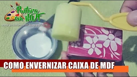 Pode passar verniz em MDF?