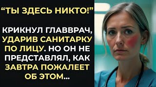 видео: Главврач ударил санитарку и выгнал её…Но на следующее утро в больнице появился сам владелец клиники! картинка: Главврач ударил санитарку и выгнал её…Но на следующее утро в больнице появился сам владелец клиники!