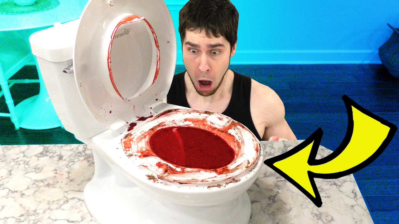 BLOODY TOILET CHALLENGE!!! YouTube
