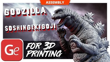 Godzilla The SoshingekiGoji 3D Printing Figurine | Assembly by Gambody