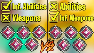 Valorant: Infinite Weapons VS Infinite Abilities!  Who Wins?