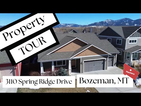 3110 Spring Ridge Drive, Bozeman, MT home video tour