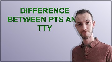 Unix: Difference between pts and tty