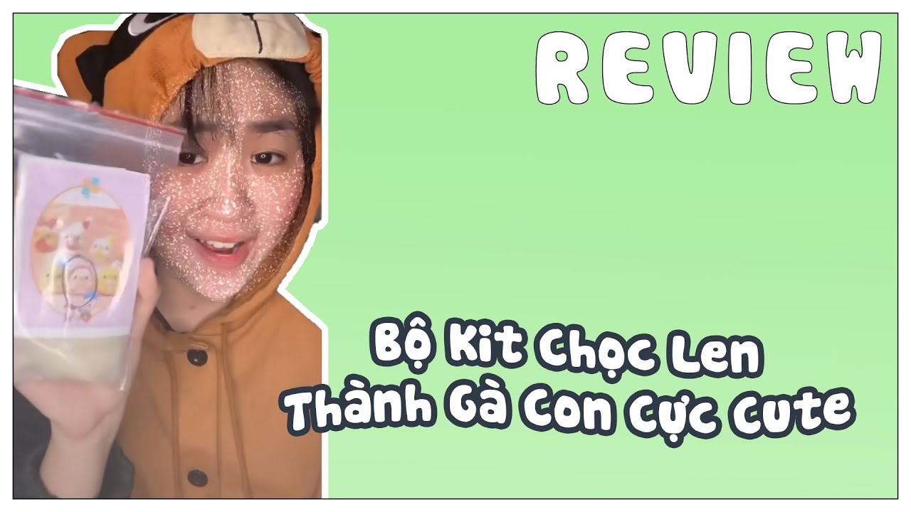 Review Bộ Kit Chọc Len Thành Gà Con Cực Cute