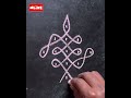 3 quick  easy 5 pulli sikku kolam  daily kolam  beginners kolam  apartment kolam  muggulu 