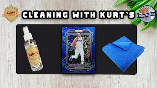 Cleaning and prepping cards for PSA with Kurts Card Care 🧼 (Everyone’s Favorite)