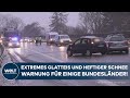 DEUTSCHLAND: Heftiges Glatteis und massenhaft Schnee! Unwetter hat viele Bundesländer fest im Griff