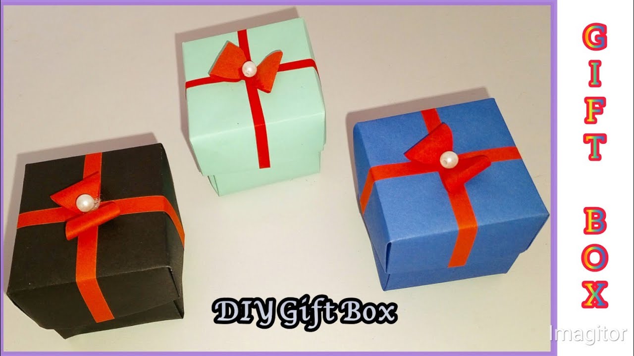 Paper Gift Box How To Make Mini Gift Box DIY Birthday Gift BoX