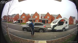 Basecamp 2 (funny) Lesson 1 - Get the remote control out  of the van before you unhitch!! 😂😂😂
