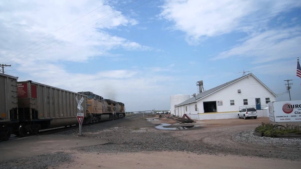 Empty Coal Train at Clarks Nebraska YouTube