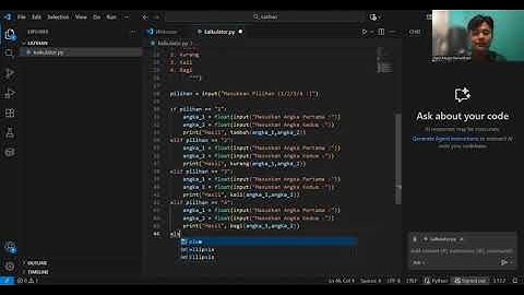 Program Kalkulator Sederhana Menggunakan Method (DEF) pada Python