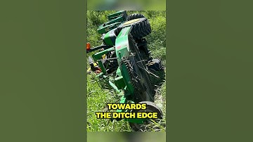 Tractor Rollover into DITCH!