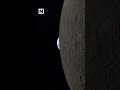 Nasa captures rare ‘Earthset’ from far side of the Moon