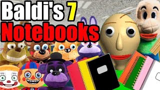 FNAF Plush - Baldi's 7 Notebooks!