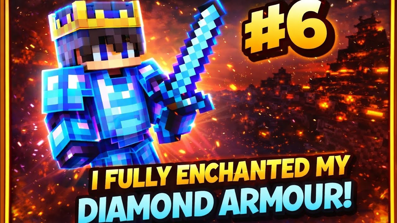 I Fully Enchanted My Diamond Armour | Minecraft Gameplay #6 - YouTube