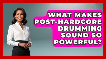 What Makes Post-hardcore Drumming Sound So Powerful? - Alt Scene Guru