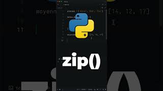 LA fonction super utile en Python #zip