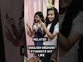 Related to english medium students  shorts   v rai sisters 