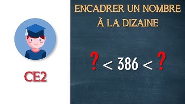 Encadrer un nombre entier à la dizaine près - CE2 - Petits Savants