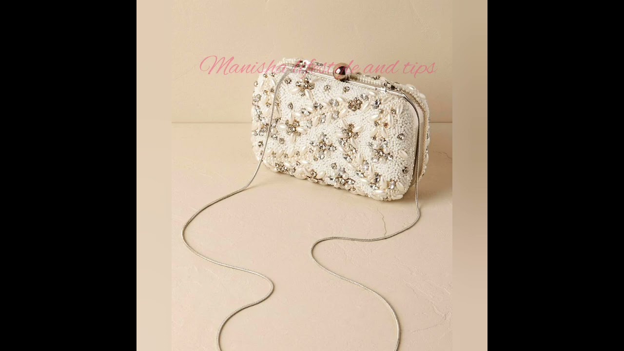 Trendy partywear clutch bag for women
