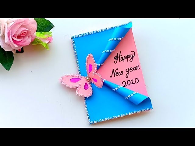 How To Make Happy New Year 2020 Greetings Card Video Tutorial,Indian Dress Design Patterns 2020
