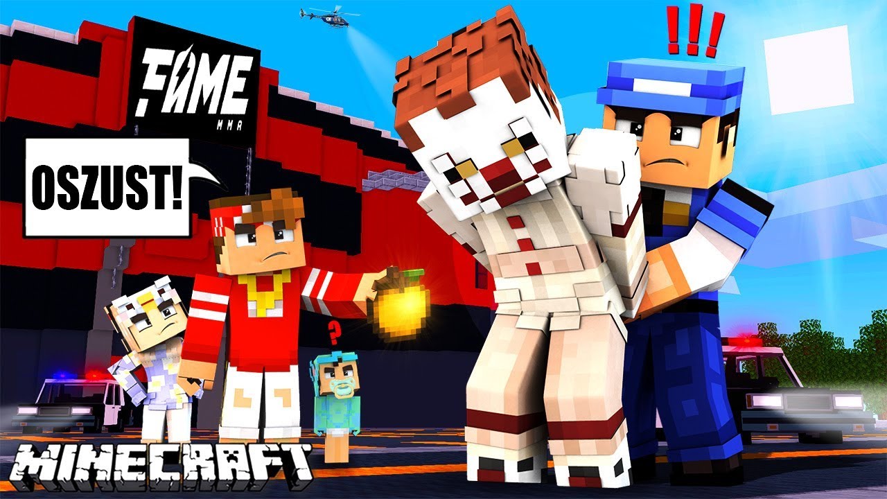 🤡 POLICJA ZŁAPAŁA KLAUNA - *Tajna Baza i Zuzia na tropie* - MINECRAFT RODZINKA