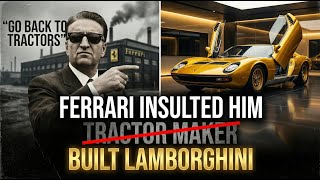 Ferrari Called Him "TRACTOR MAKER" → He Built Lamborghini as REVENGE Why Ferrari Called Lamborghini A Tractor Maker Big Mistake