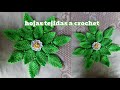 HOJAS 🍃en relieve tejidas a CROCHET 🧶 paso a paso