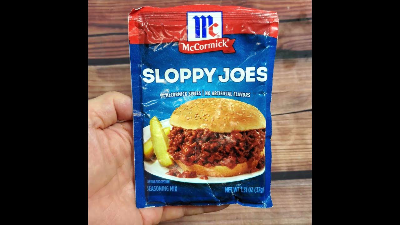 McCormick Seasoning Mix Sloppy Joes